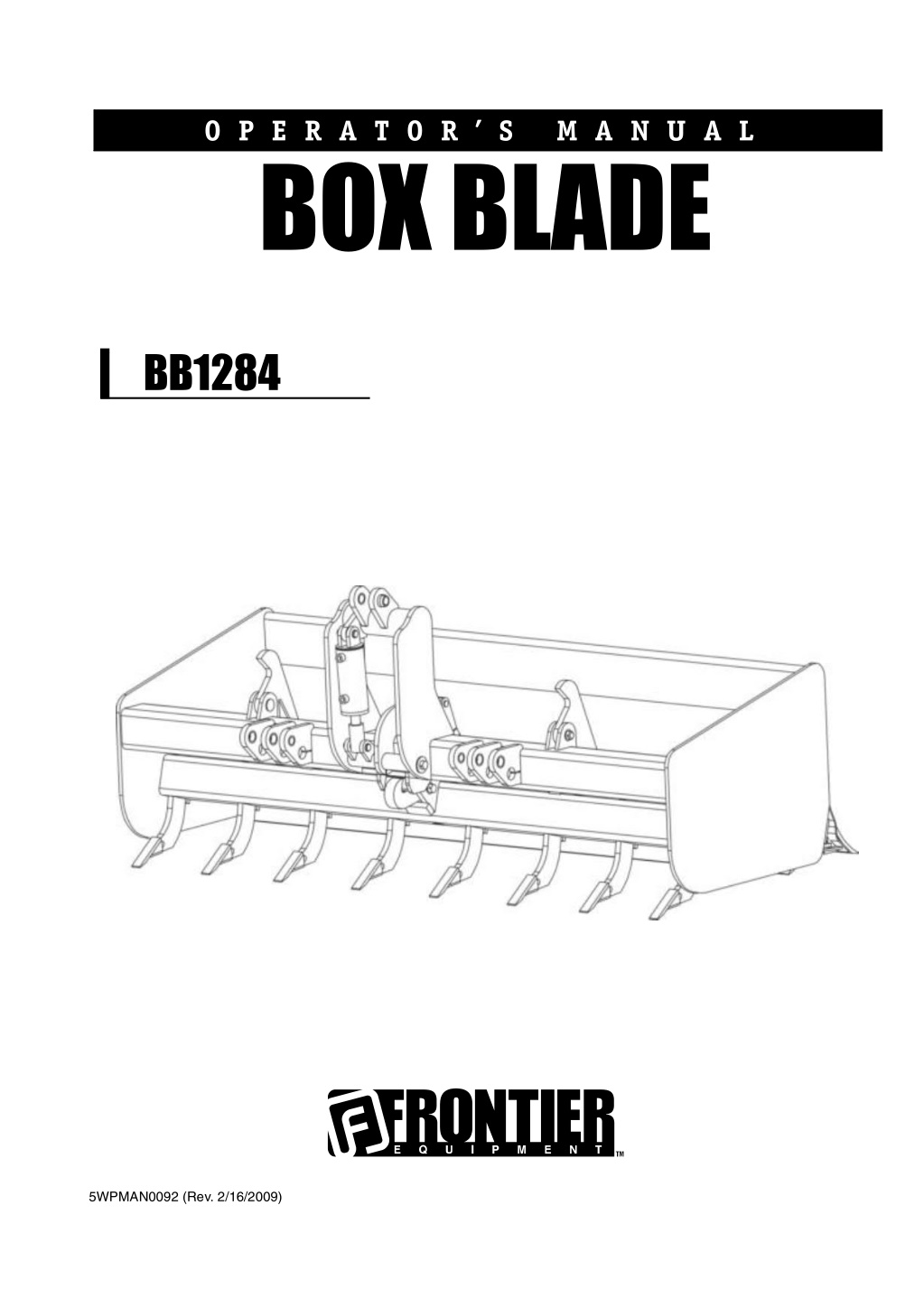 box blade l.w