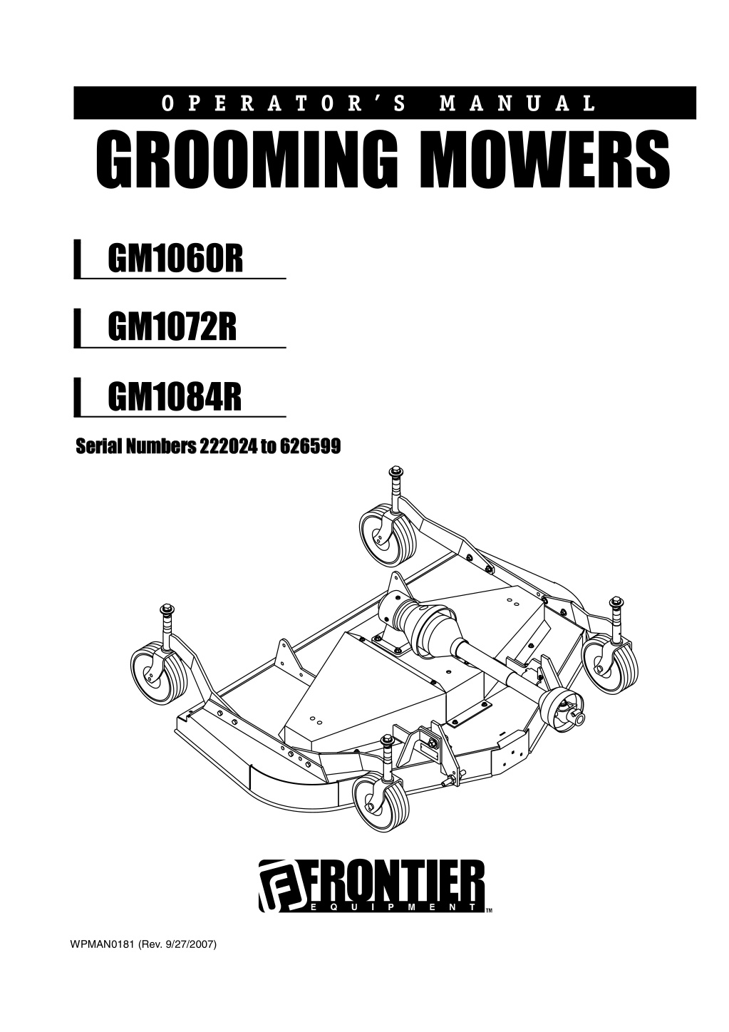 grooming mowers l.w