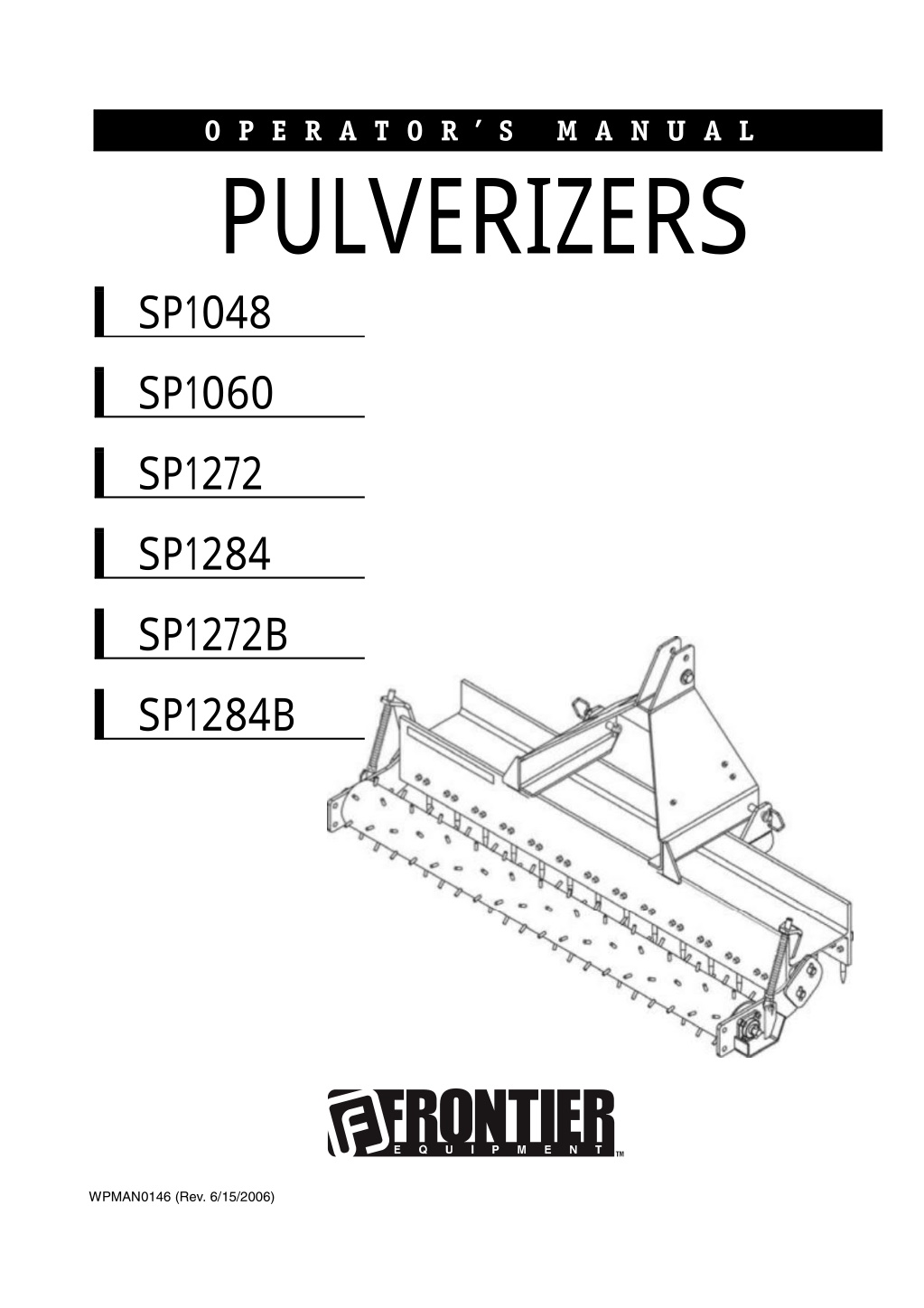 pulverizers sp1048 l.w