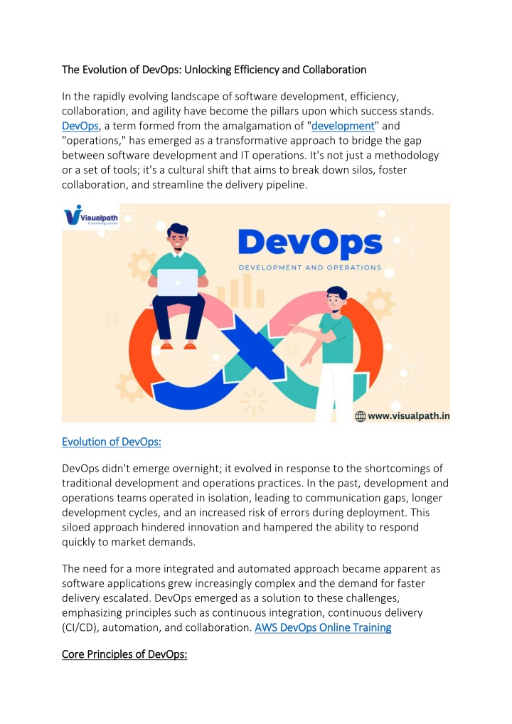 the evolution of devops the evolution of devops n.w