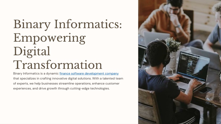 binary informatics empowering digital n.w