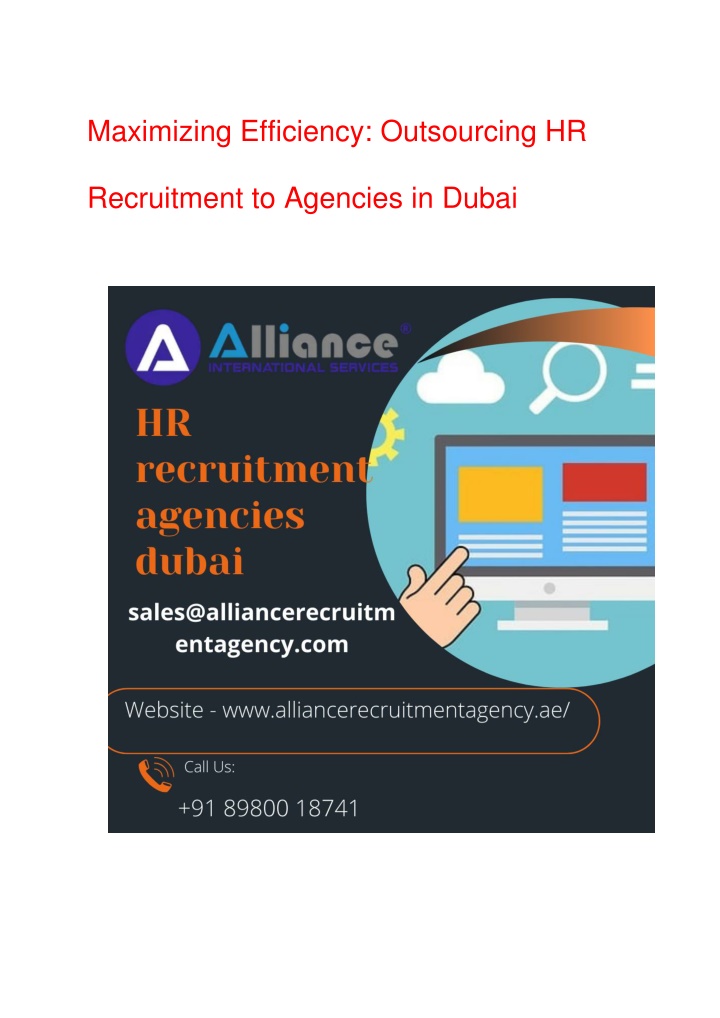 maximizing efficiency outsourcing hr n.w