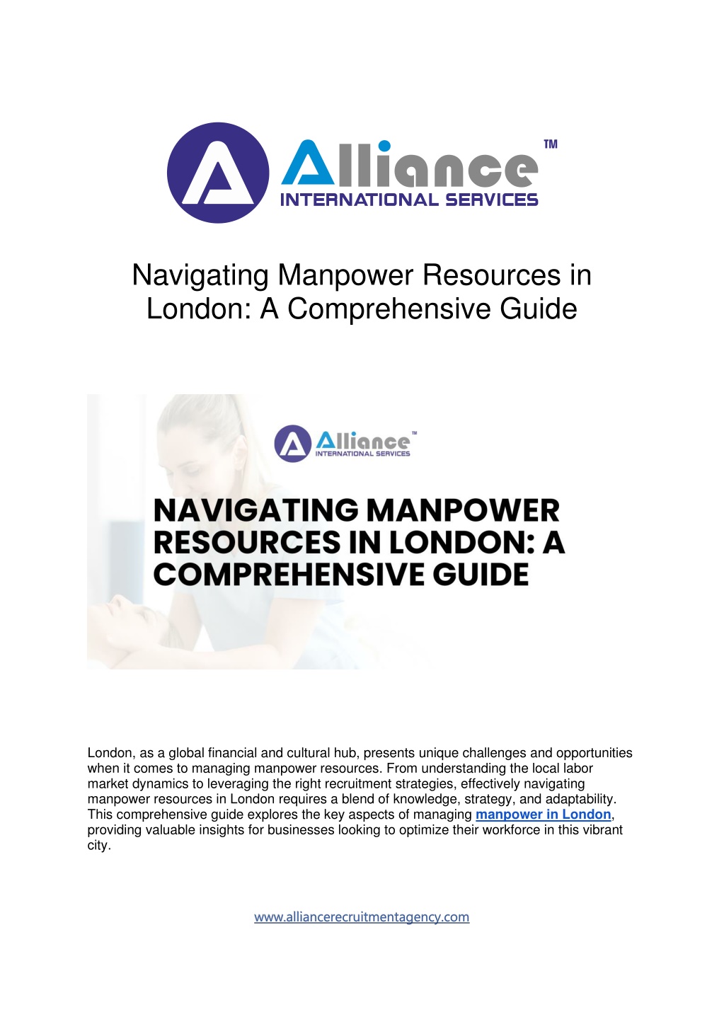 navigating manpower resources in london l.w