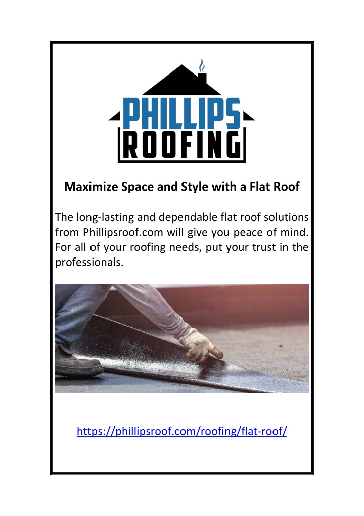maximize space and style with a flat roof n.w