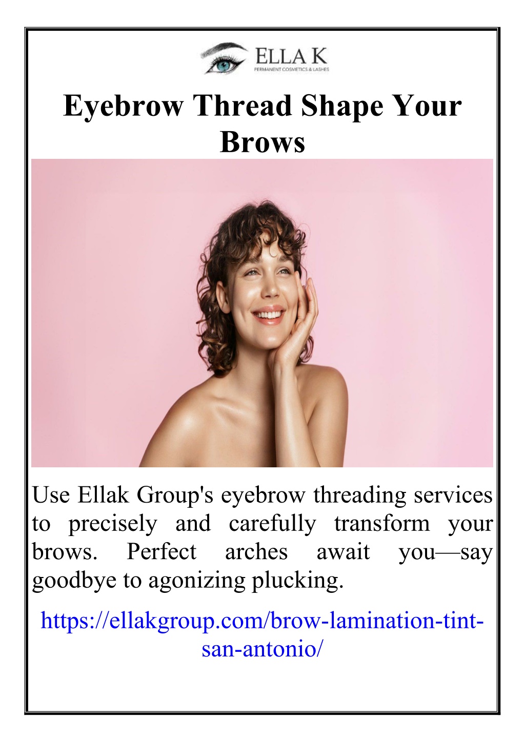 eyebrow thread shape your brows l.w