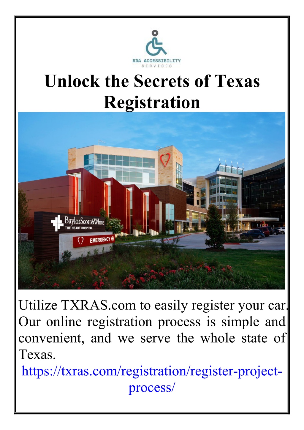 unlock the secrets of texas registration l.w