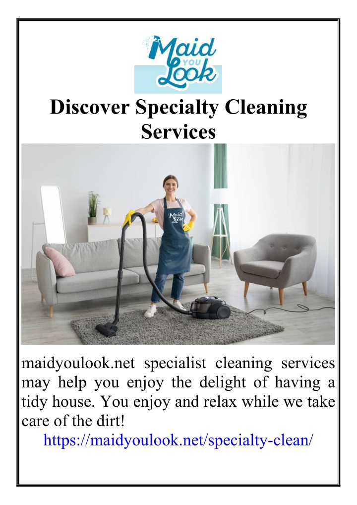 discover specialty cleaning services n.w