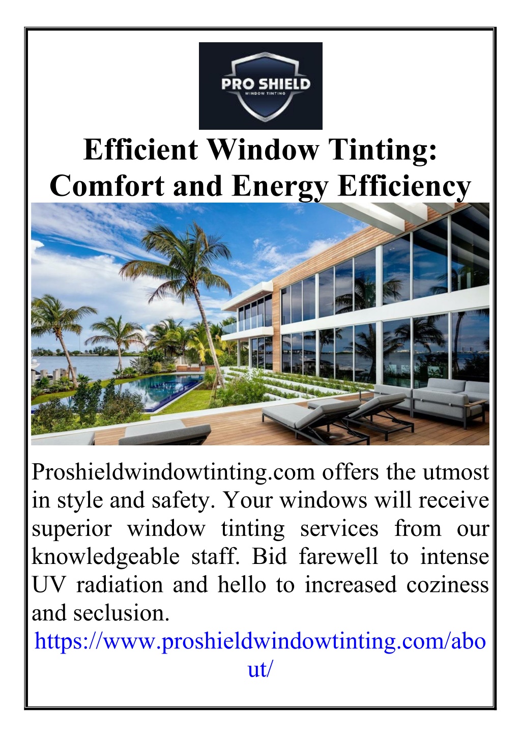 efficient window tinting comfort and energy l.w