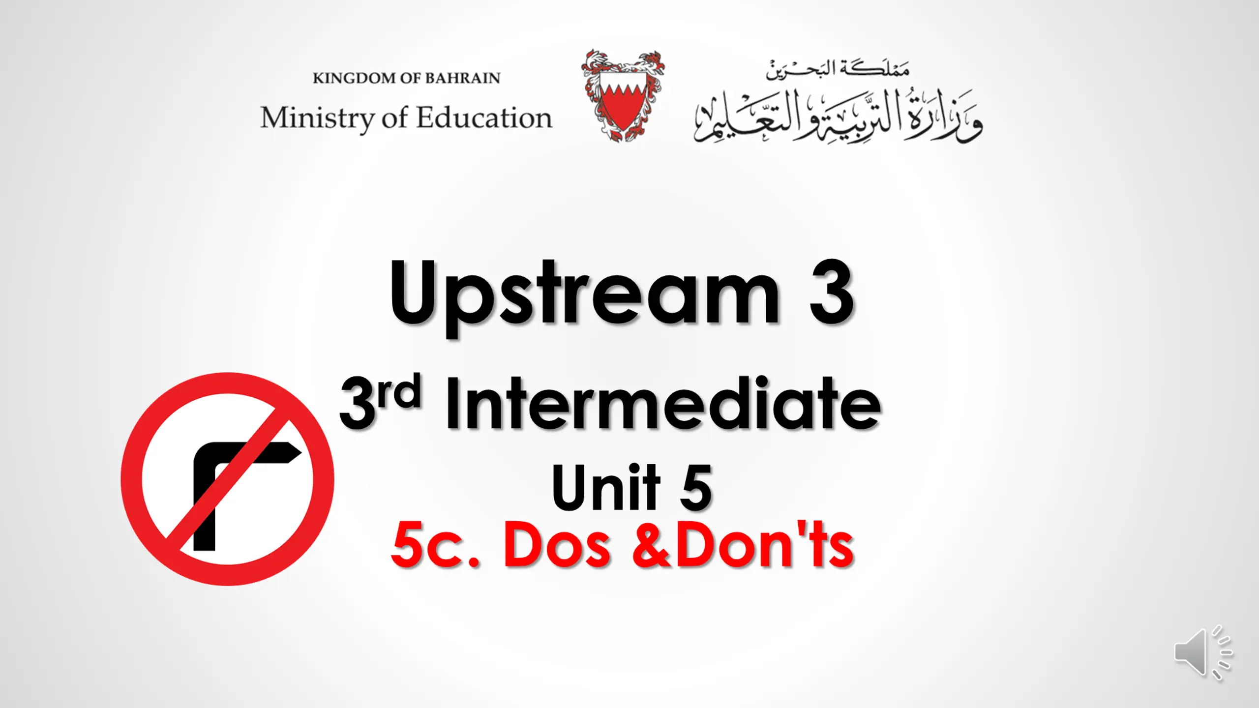 Dos & Don'ts: Traffic Signs and Modal Verbs