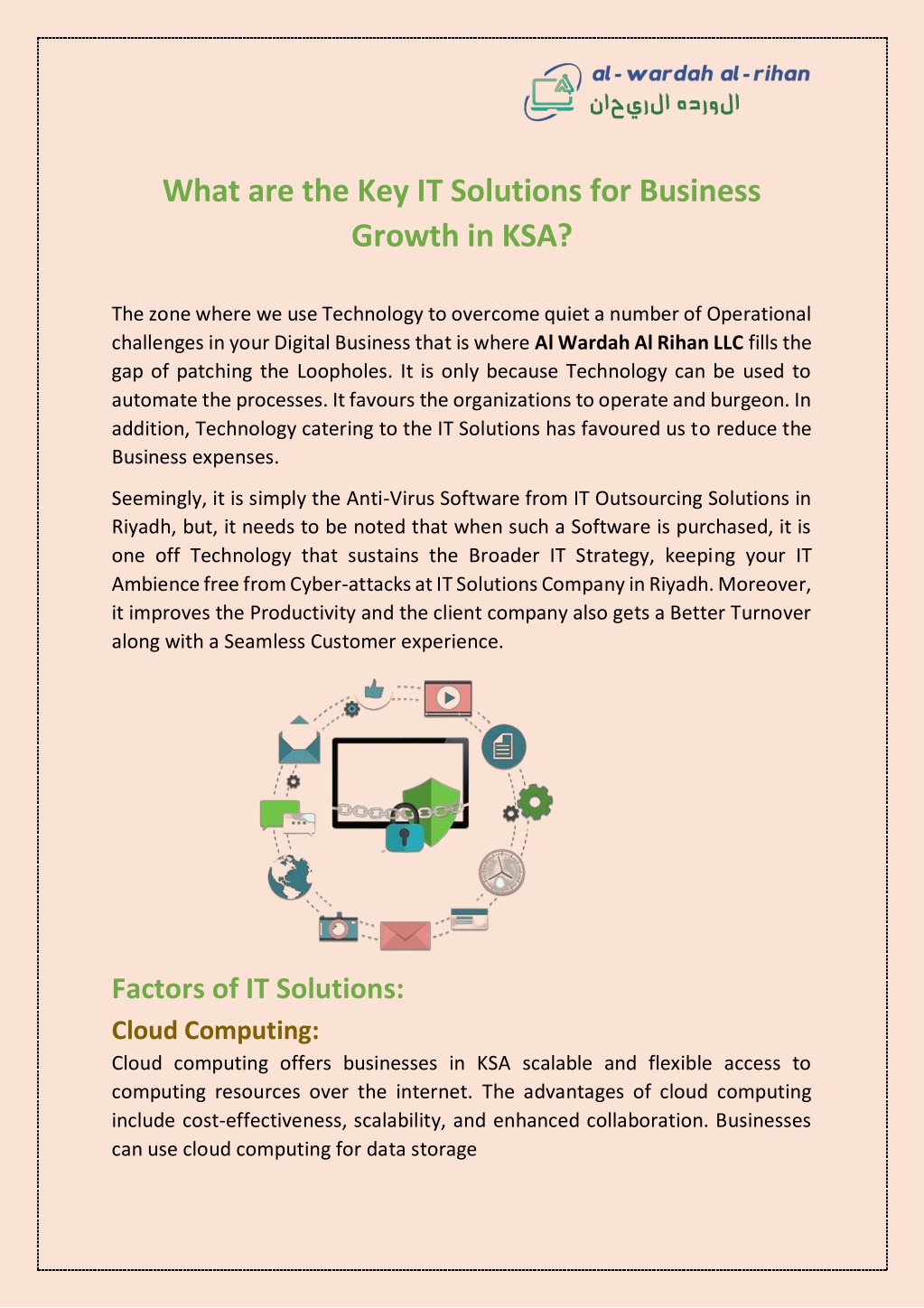 what are the key it solutions for business growth l.w