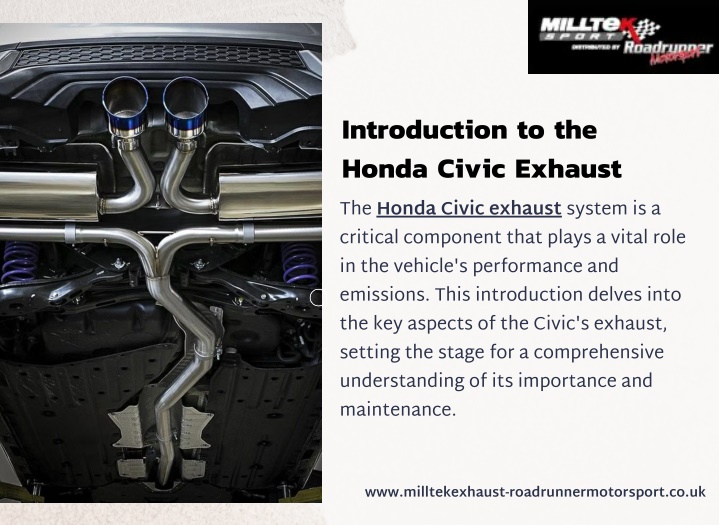introduction to the honda civic exhaust n.w