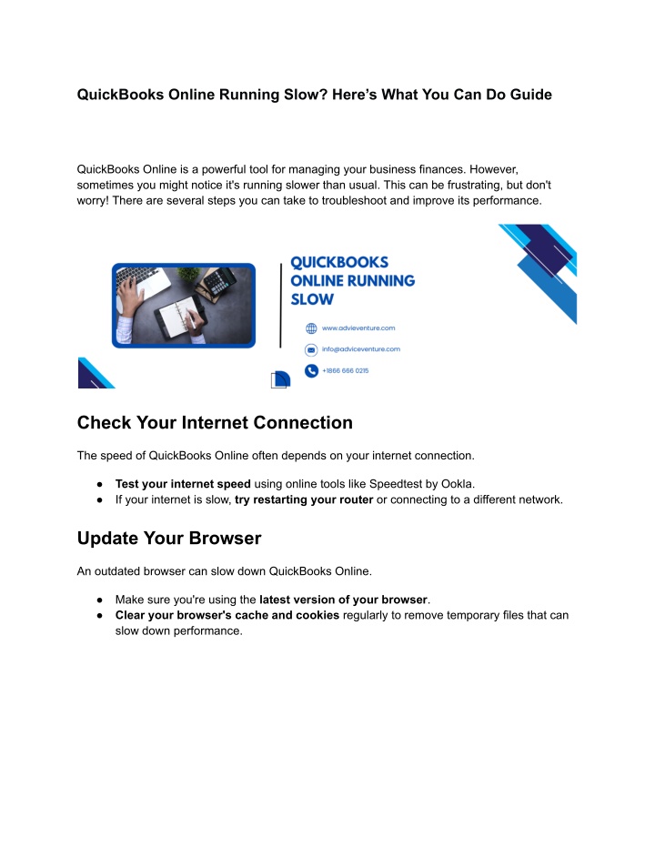 quickbooks online running slow here s what n.w