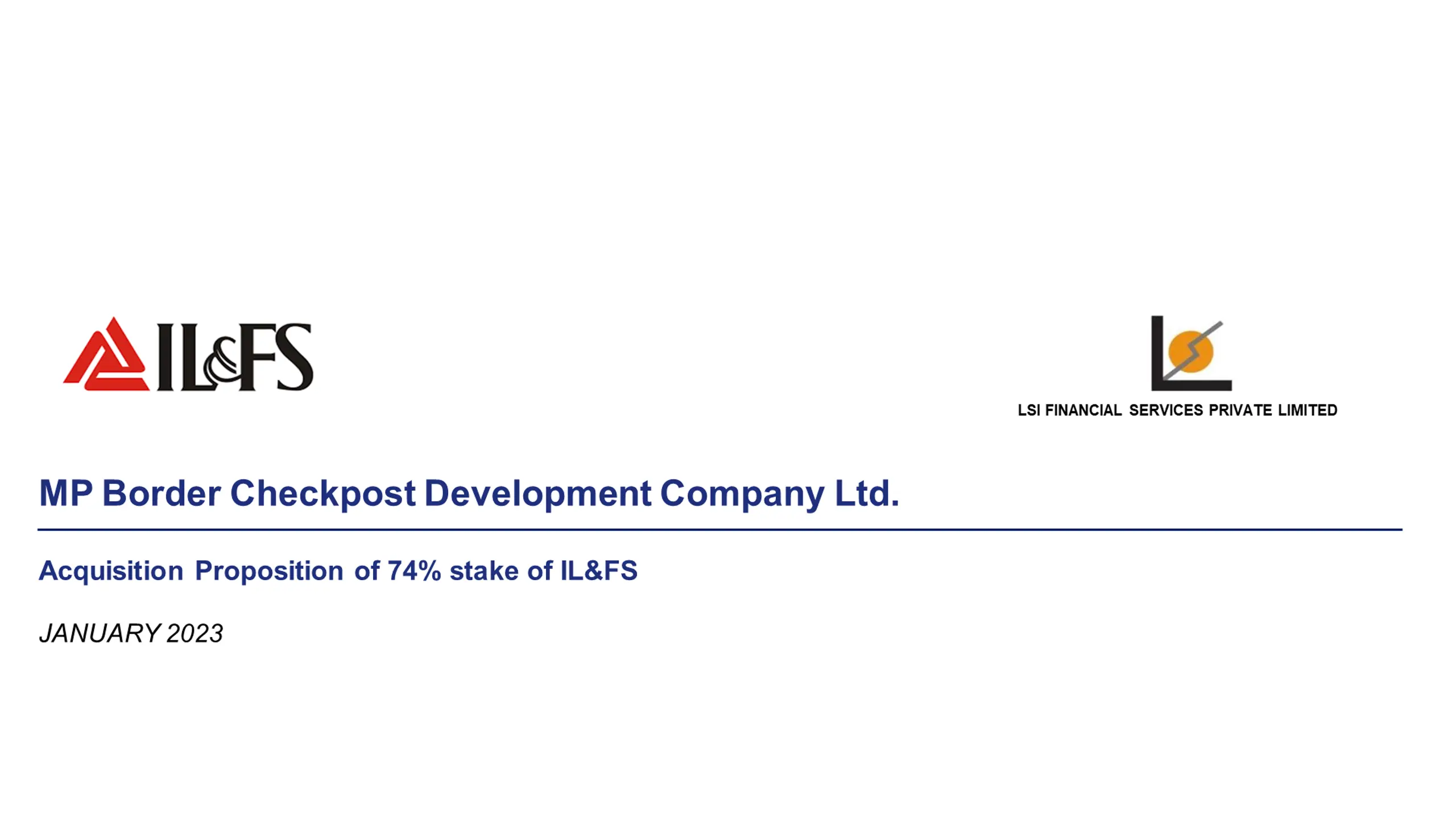 MP Border Checkpost Development Company Ltd.