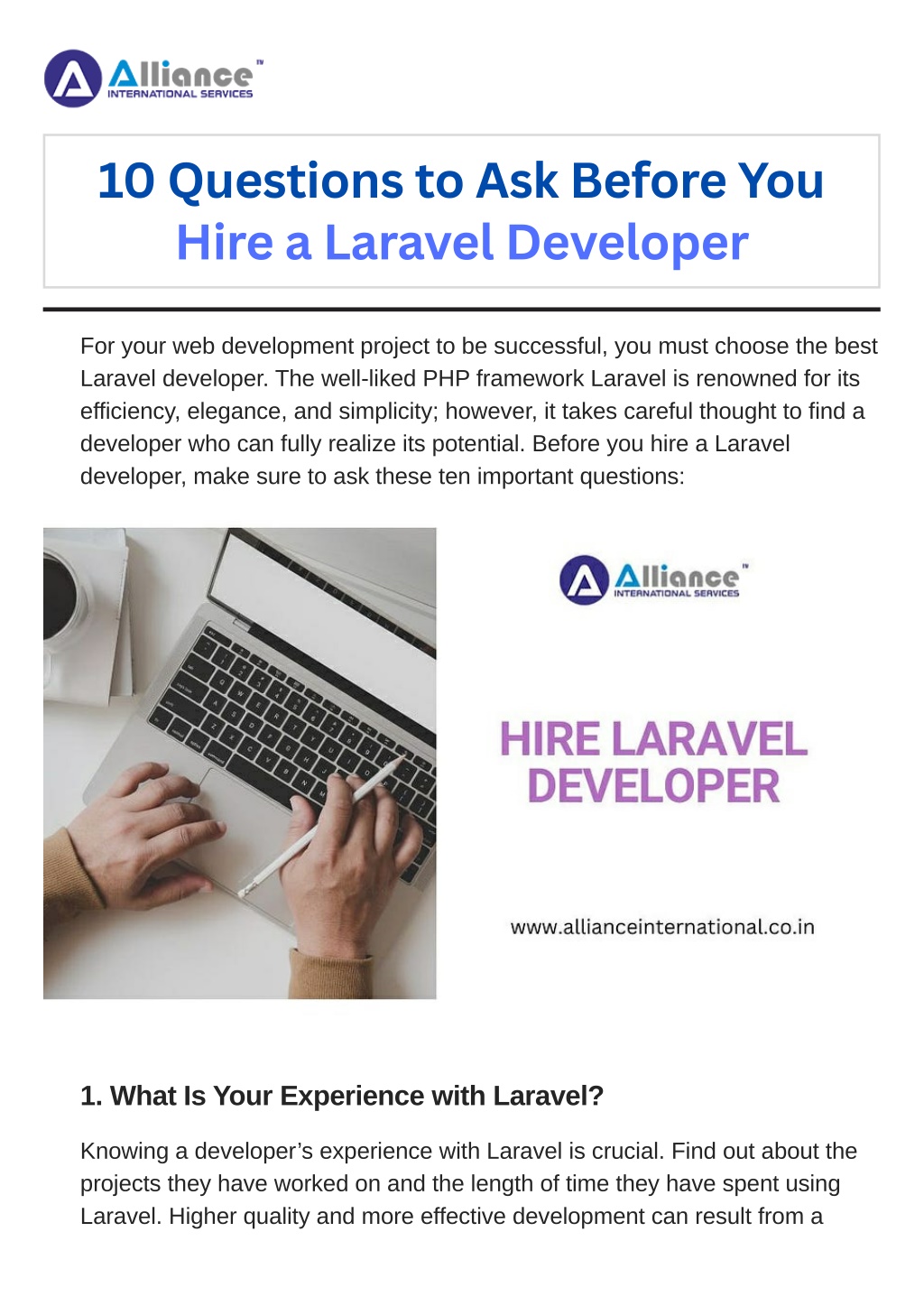 10 questions to ask before you hire a laravel l.w