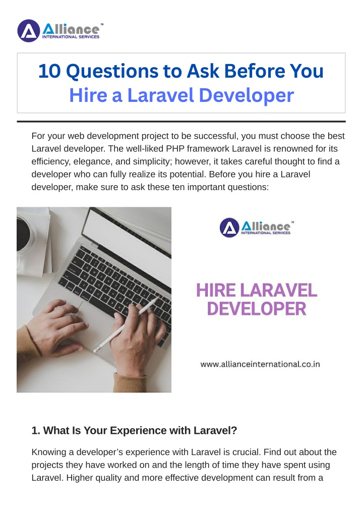 10 questions to ask before you hire a laravel n.w