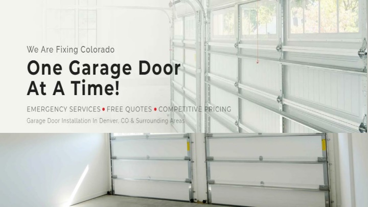 Garage door service denver