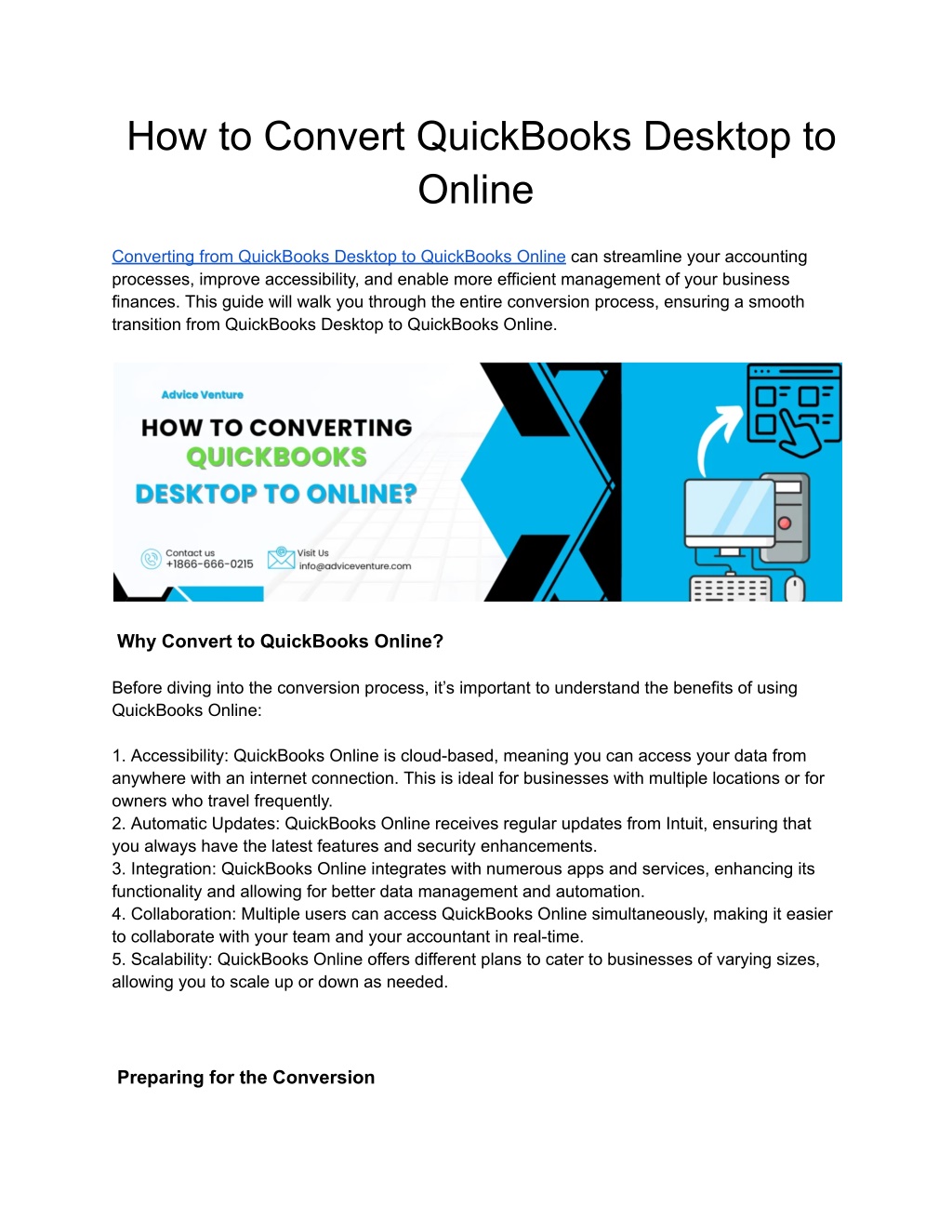 how to convert quickbooks desktop to online l.w