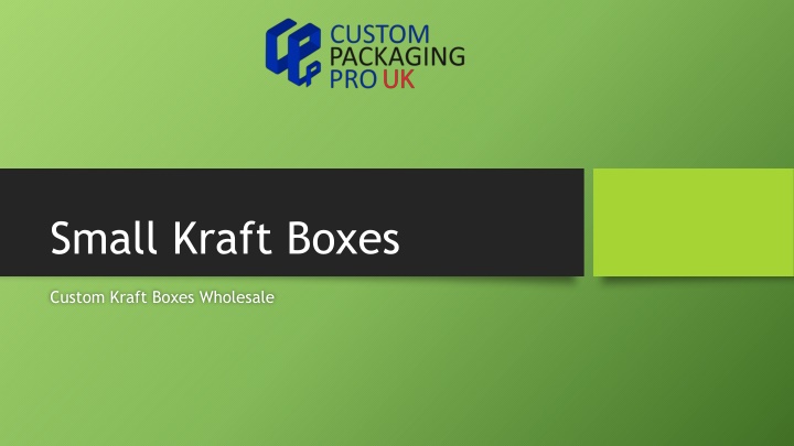 Small Kraft Boxes