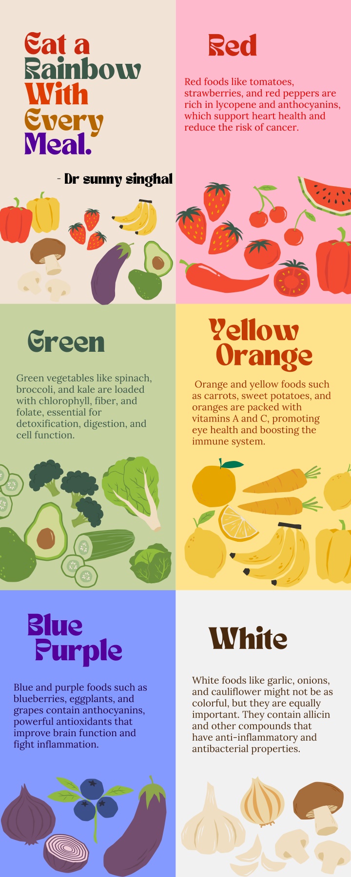 eat a rainbow with every meal n.w