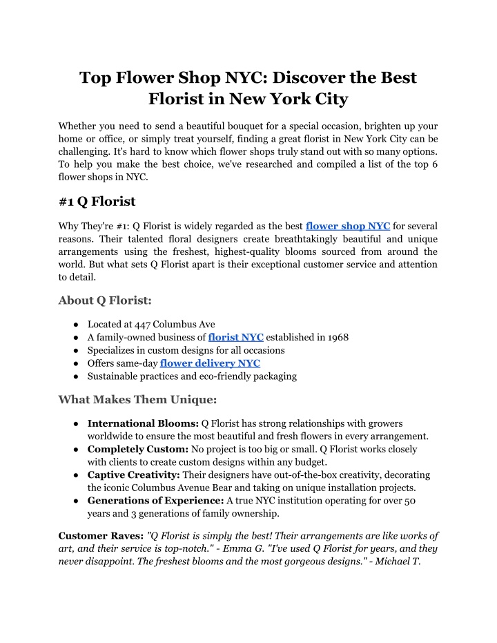 top flower shop nyc discover the best florist n.w